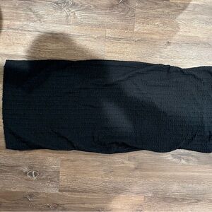 Elegant Black Strapless Dress